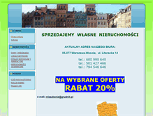Tablet Screenshot of grudnik-nieruchomosci.pl